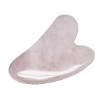 Rose Quartz Gua Sha Massage Tool 78 x 50 x 4mm